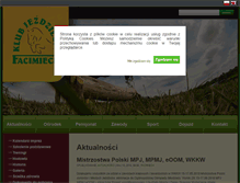 Tablet Screenshot of kjfacimiech.pl
